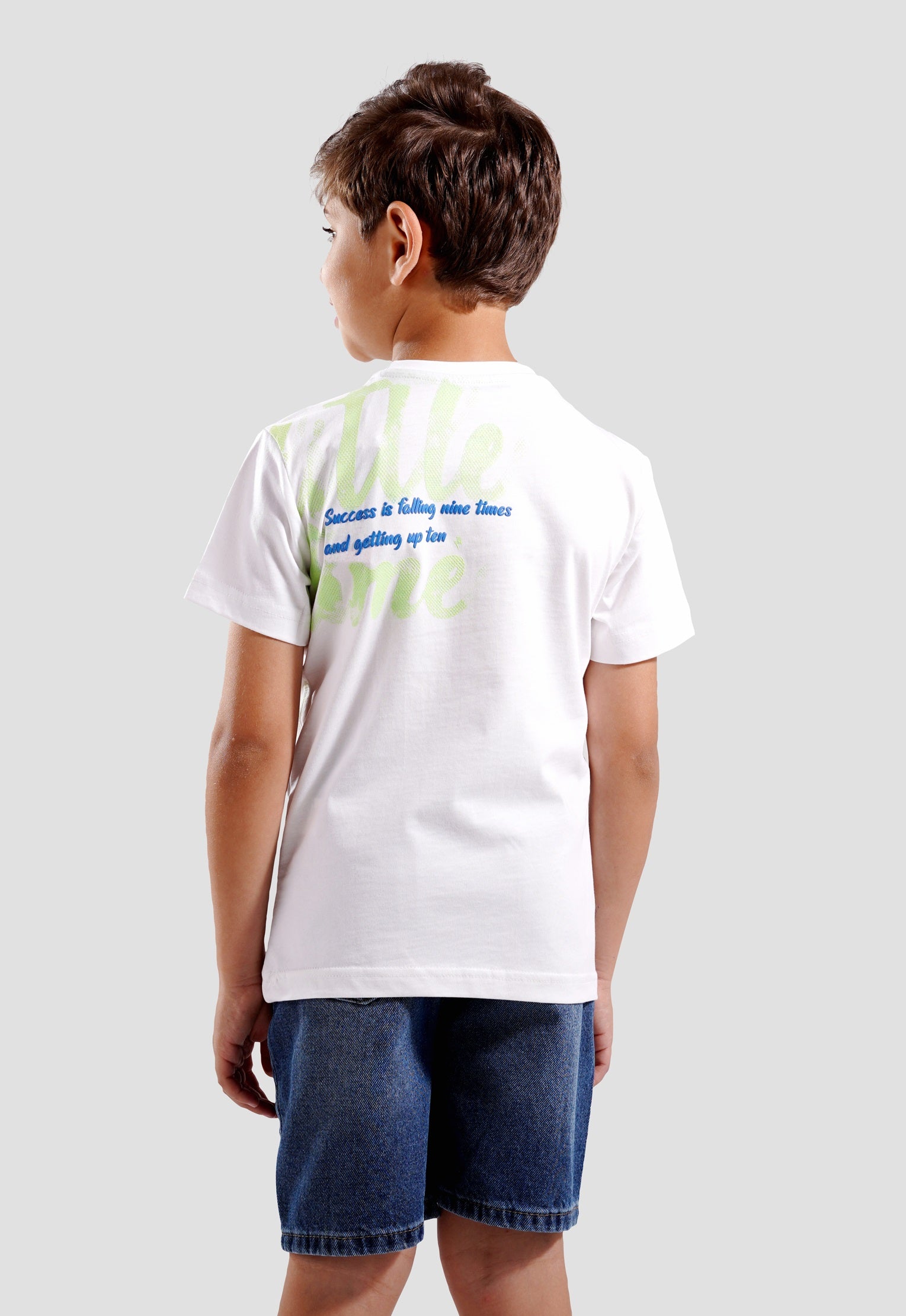 Kids-Crew Neck Printed T-Shirt