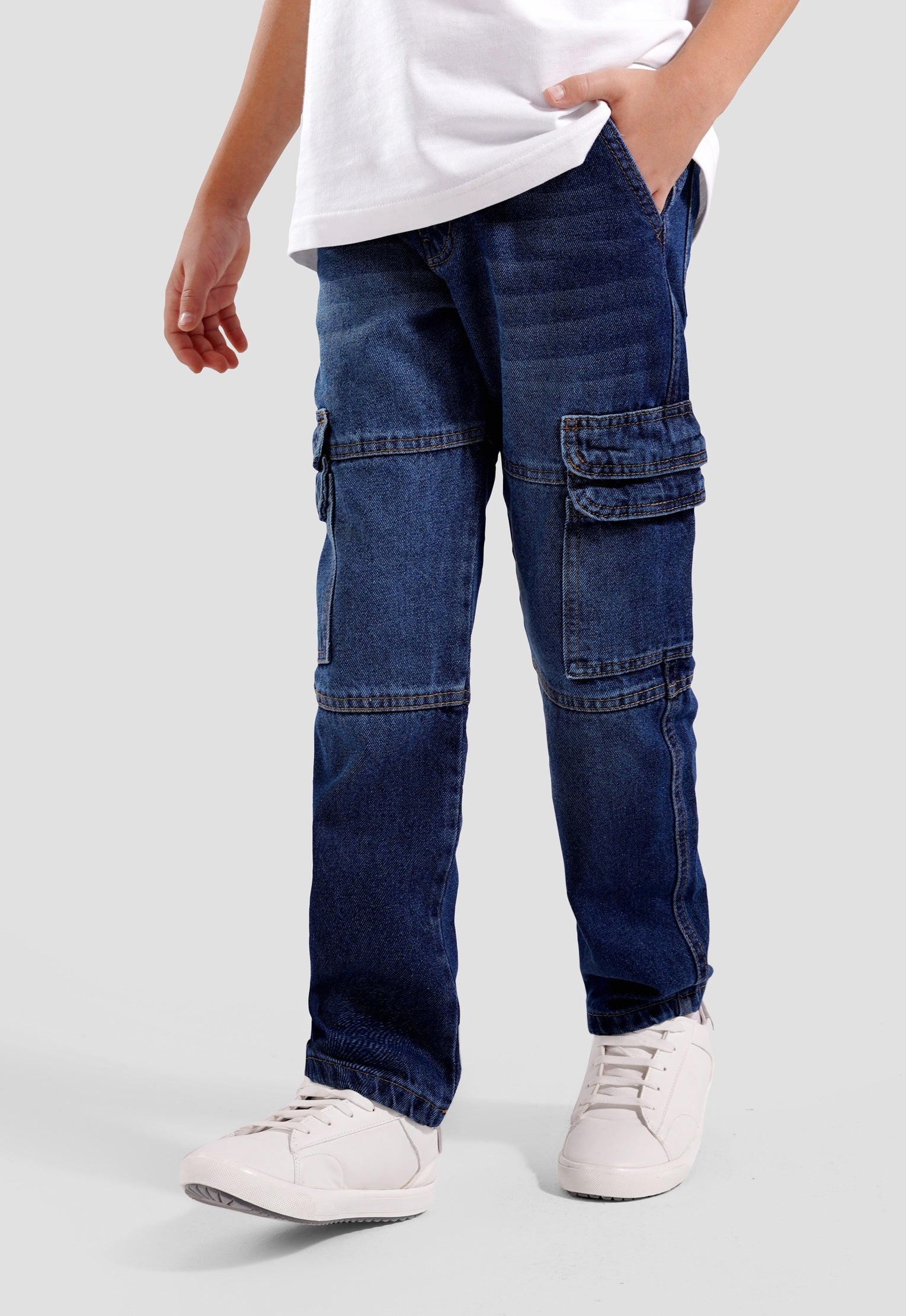 Kids Jogger Fit Denim Pant