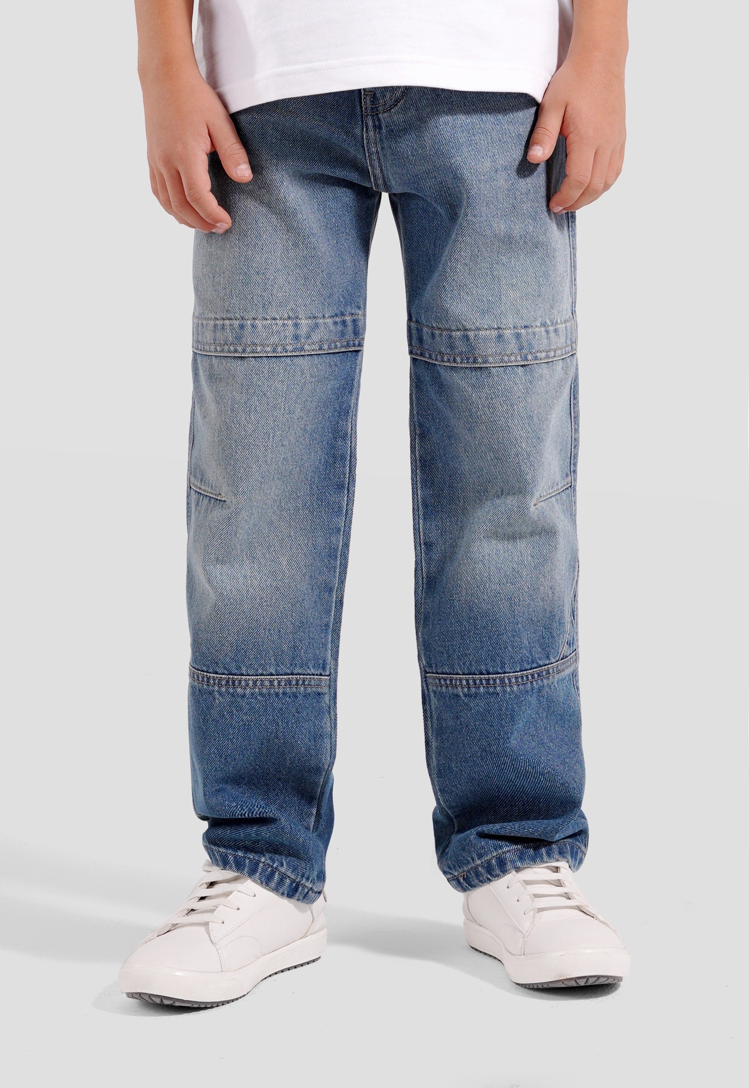 Kids Wide Leg Denim Pant