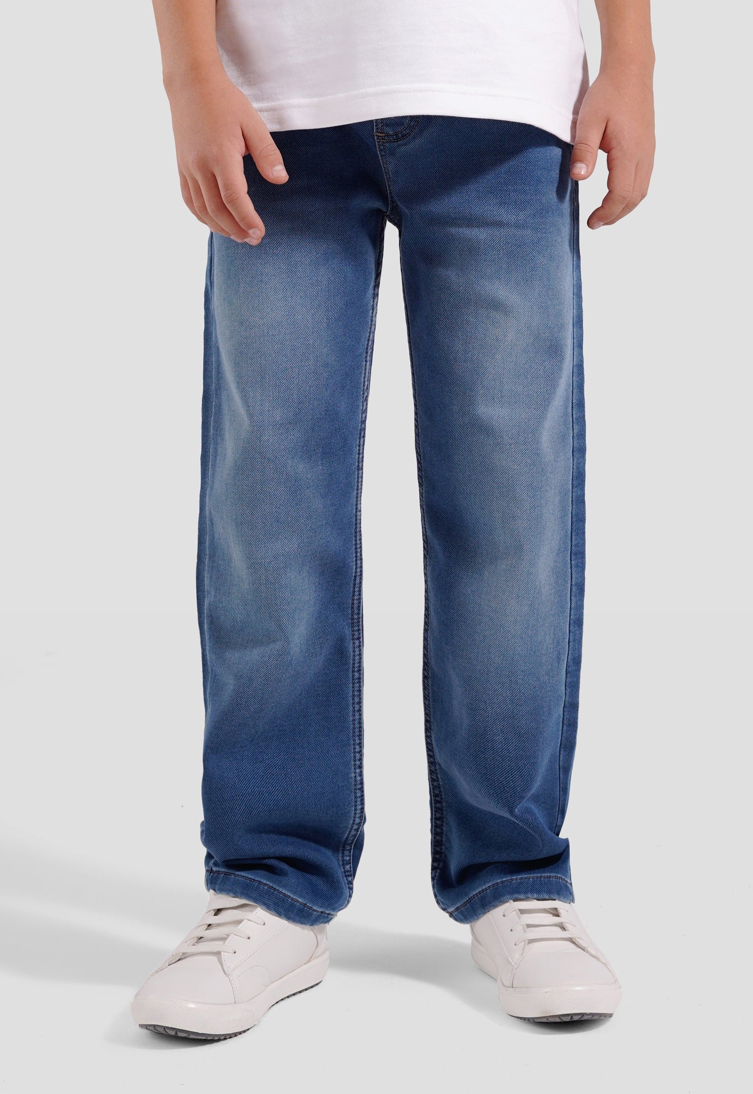 Kids Wide Leg Denim Pant
