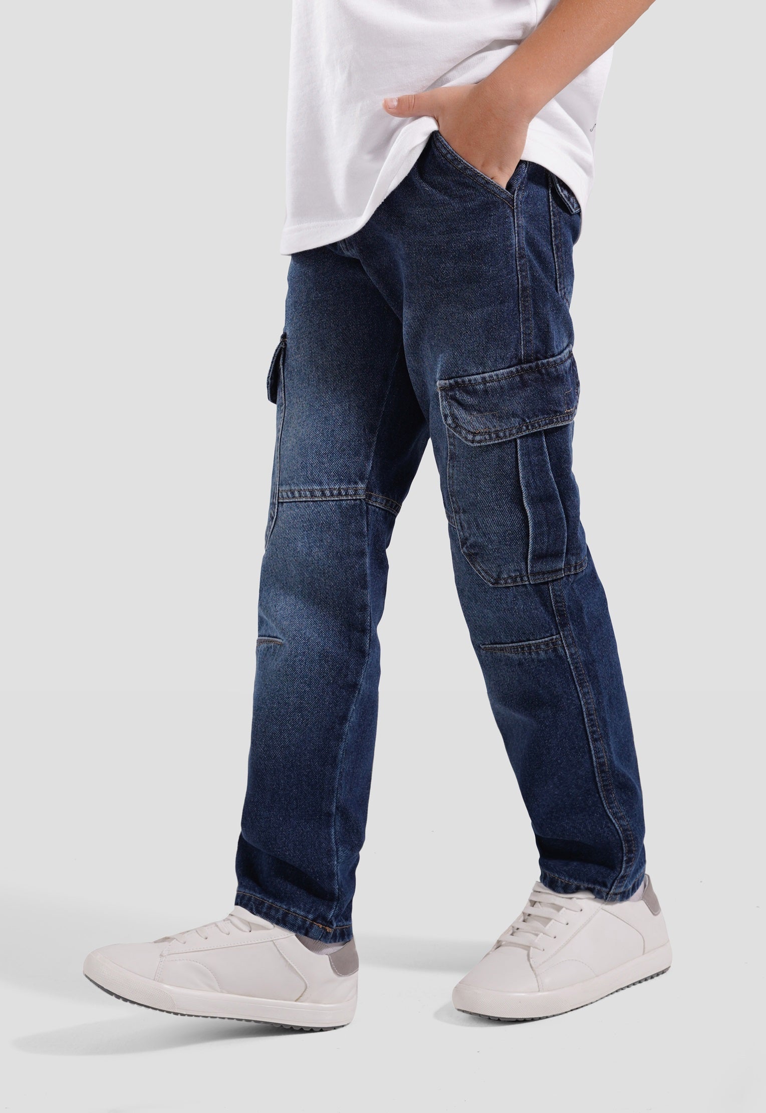 Kids Jogger Fit Denim Pant