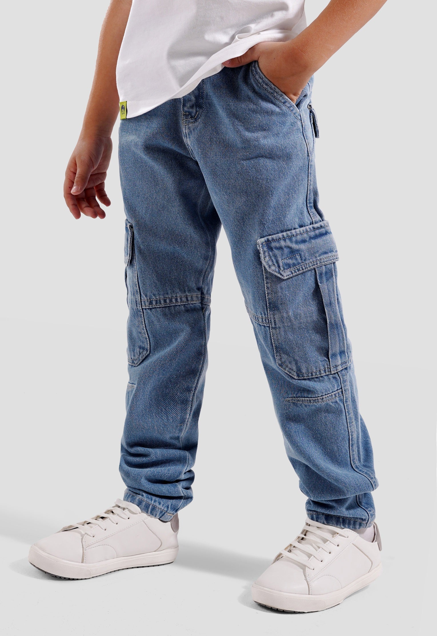 Kids Jogger Fit Denim Pant