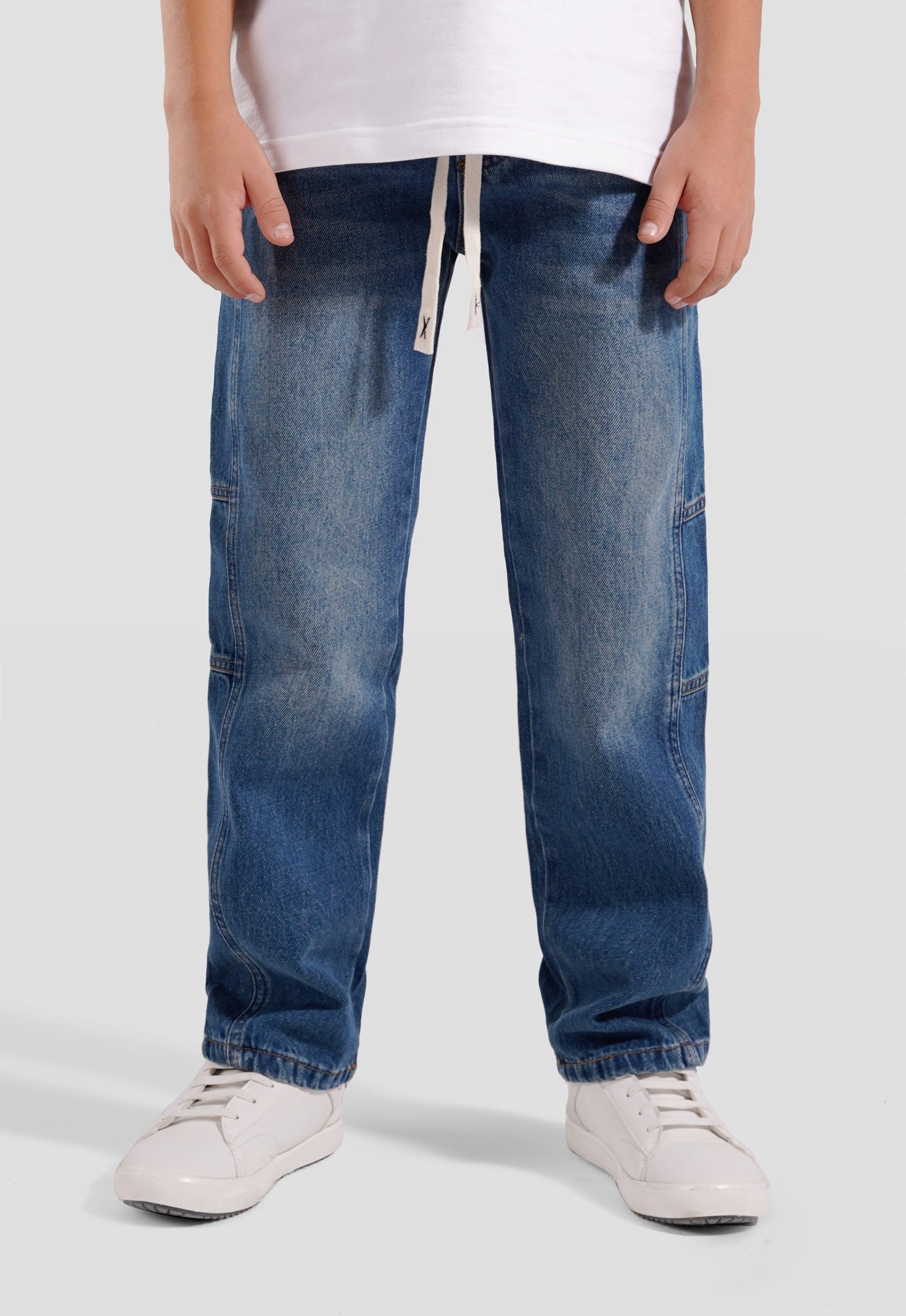 Kids Wide Leg Denim Pant
