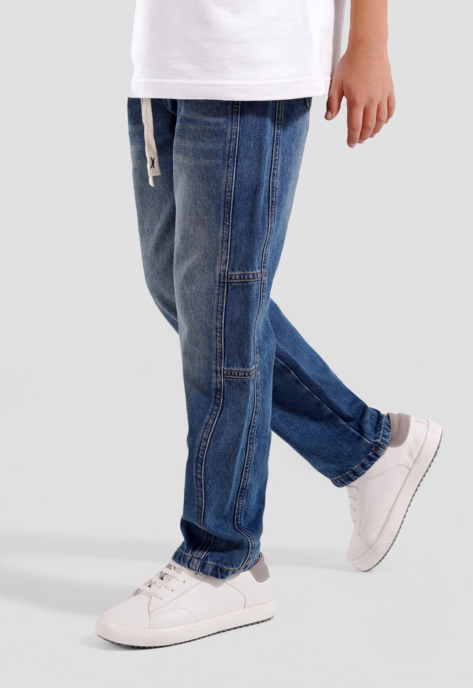 Kids Wide Leg Denim Pant