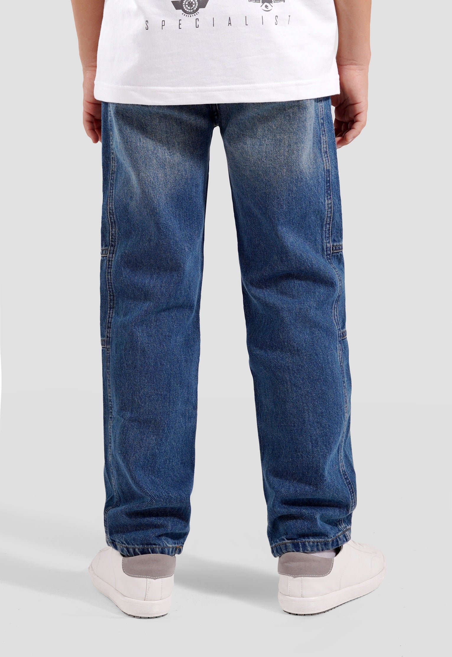 Kids Wide Leg Denim Pant