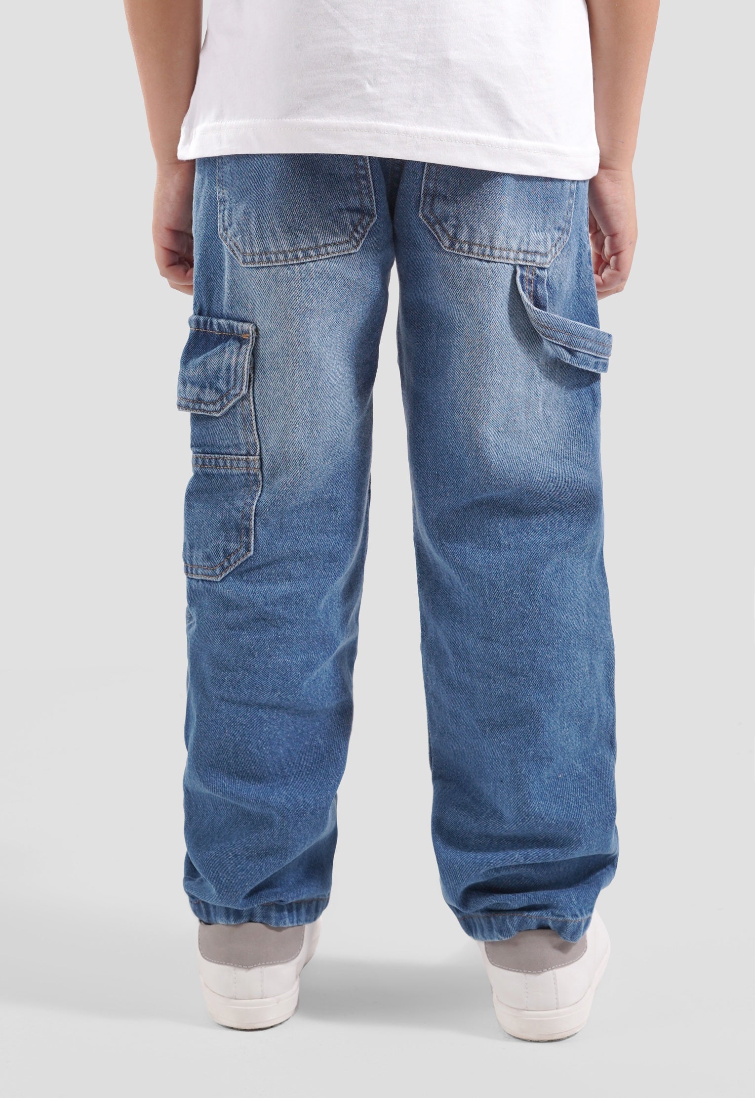 Kids Wide Leg Denim Pant