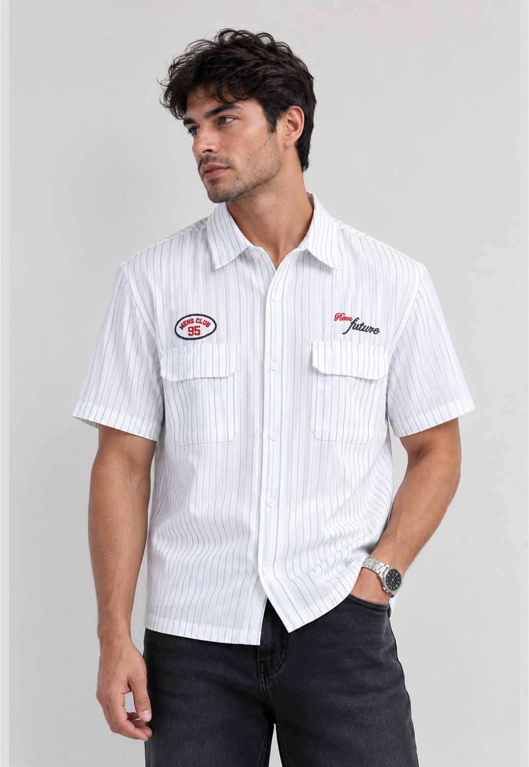 Over Size Printed Shirt