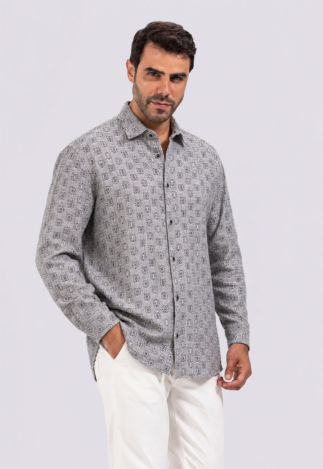 Over Size Printed Shirt
