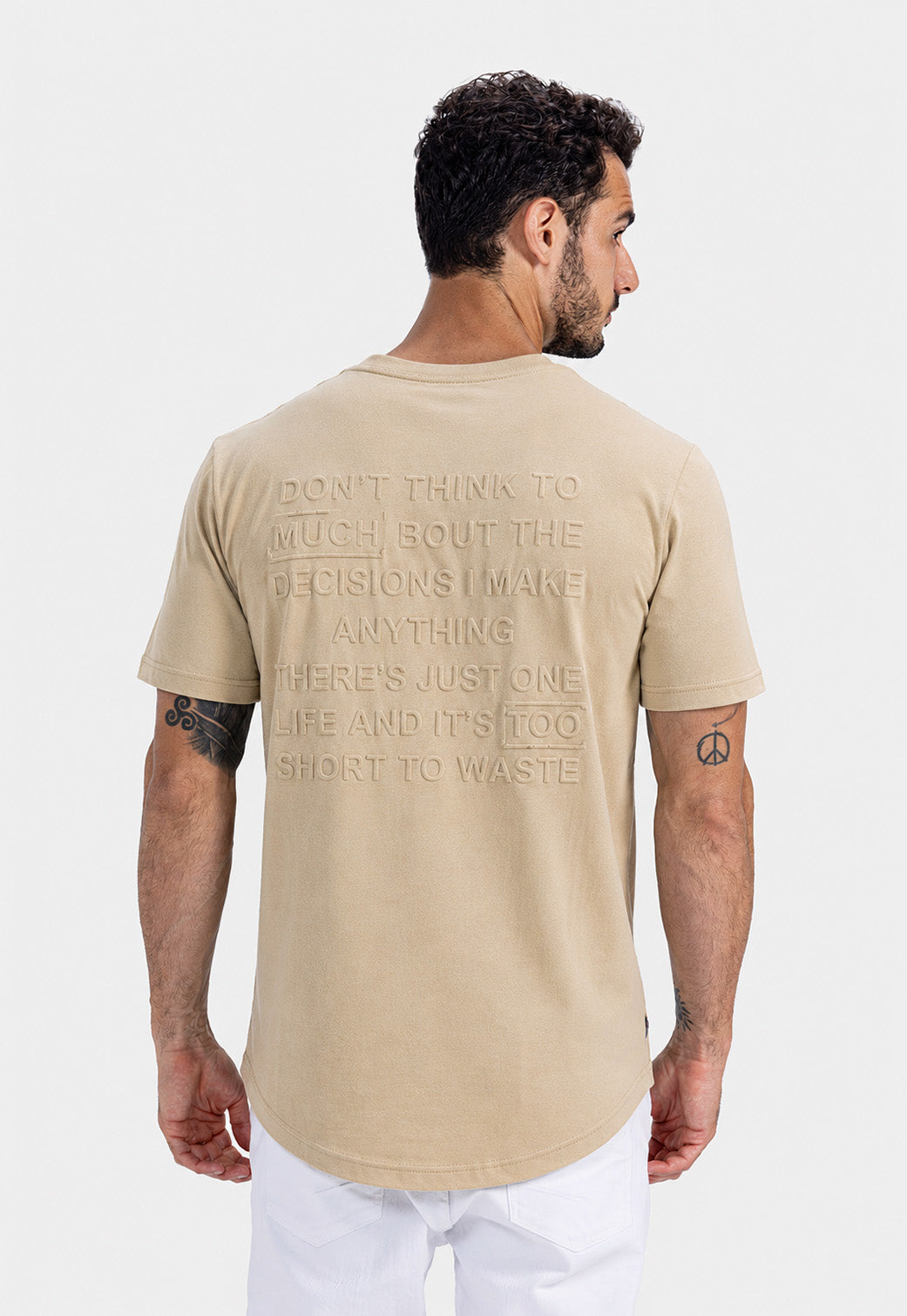 Crew Neck Over Size Printed T-shirt