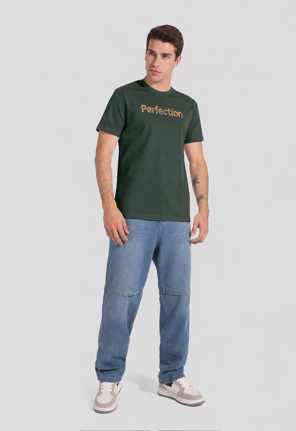 Crew Neck Printed T-Shirt