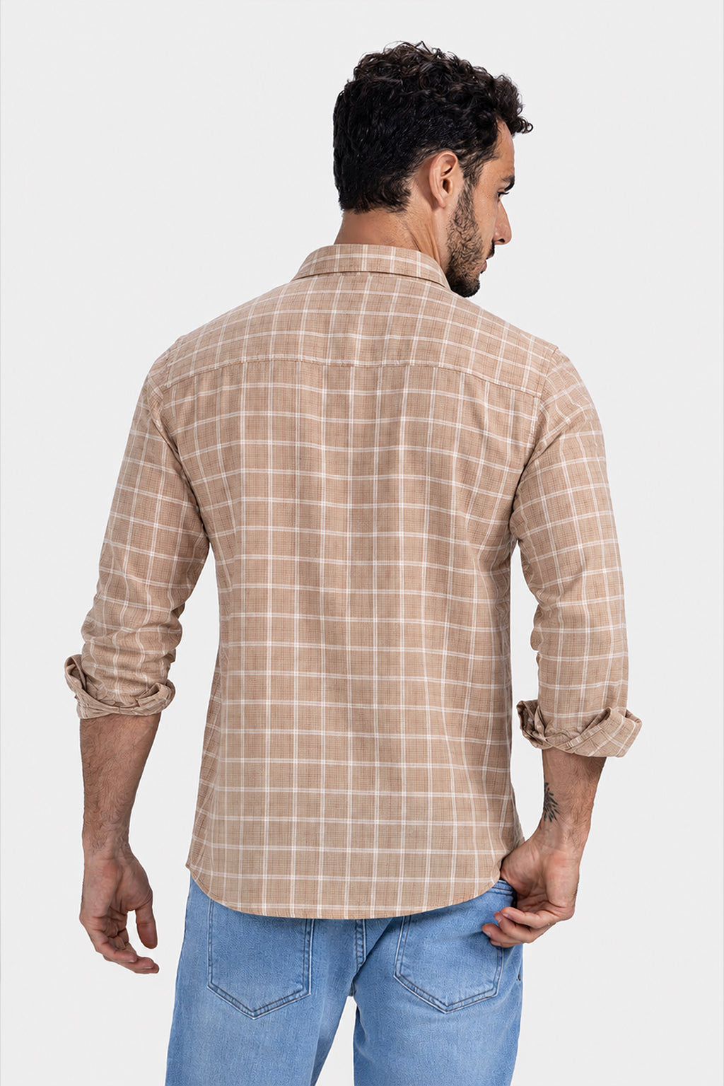 Slim Fit Checked Shirt
