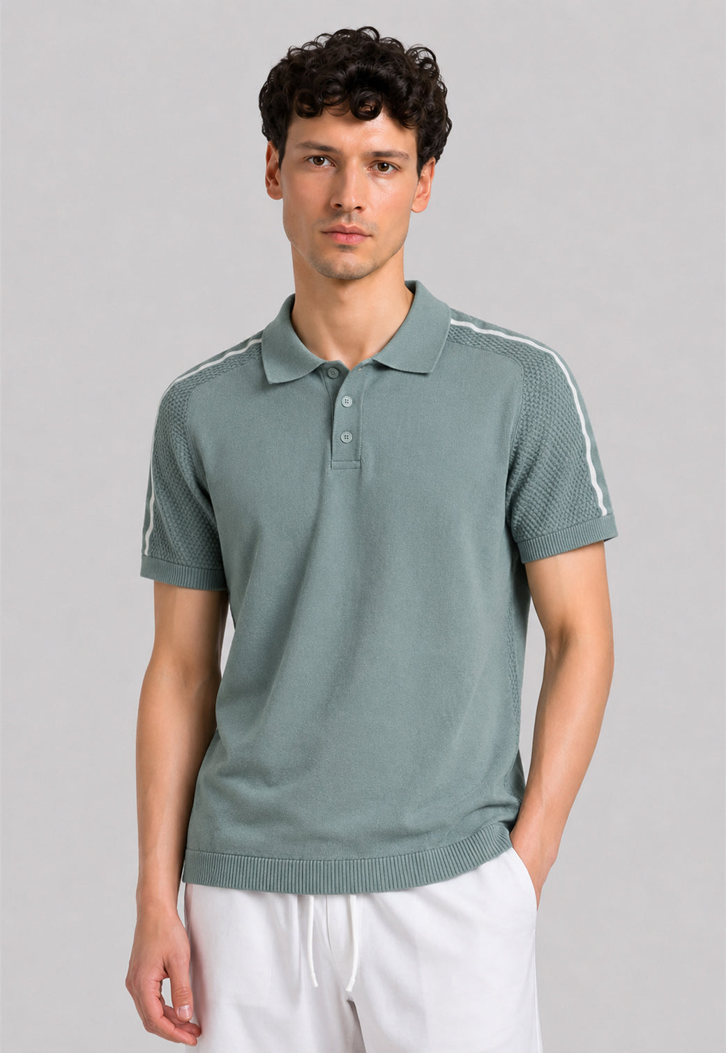 kintted polo