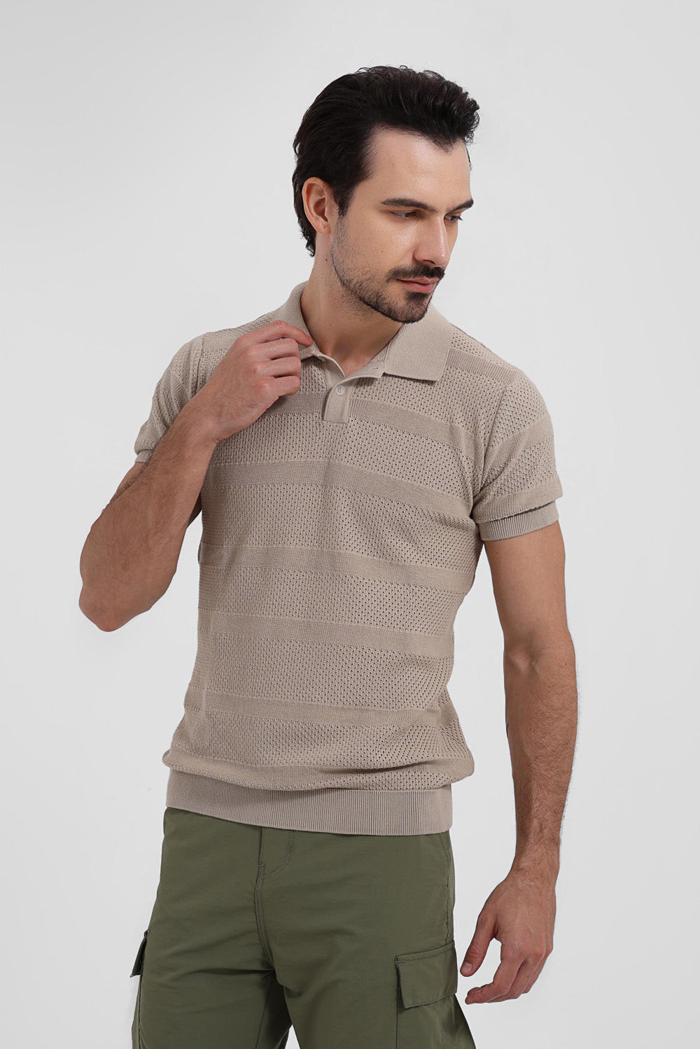 Slim Fit Kintted Polo