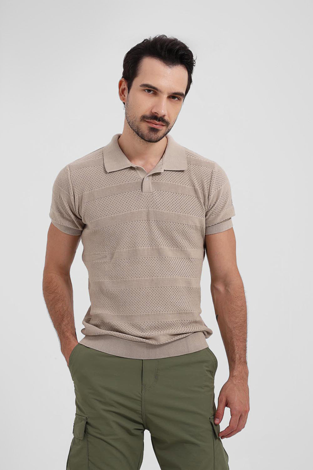 Slim Fit Kintted Polo