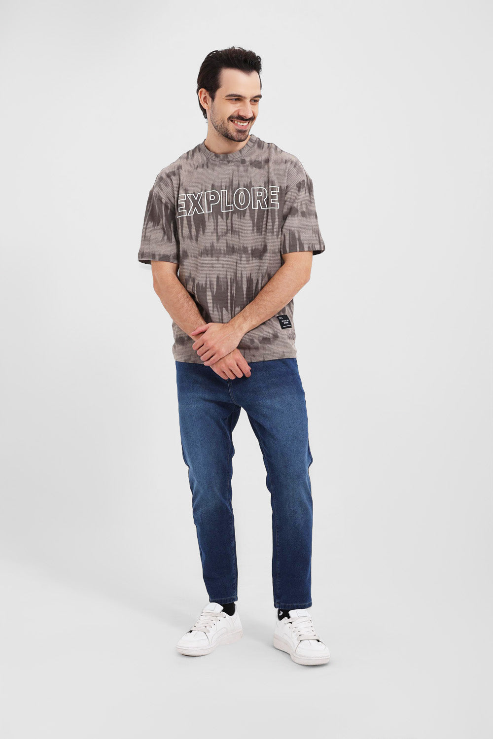 Crew Neck Over Size T-Shirt