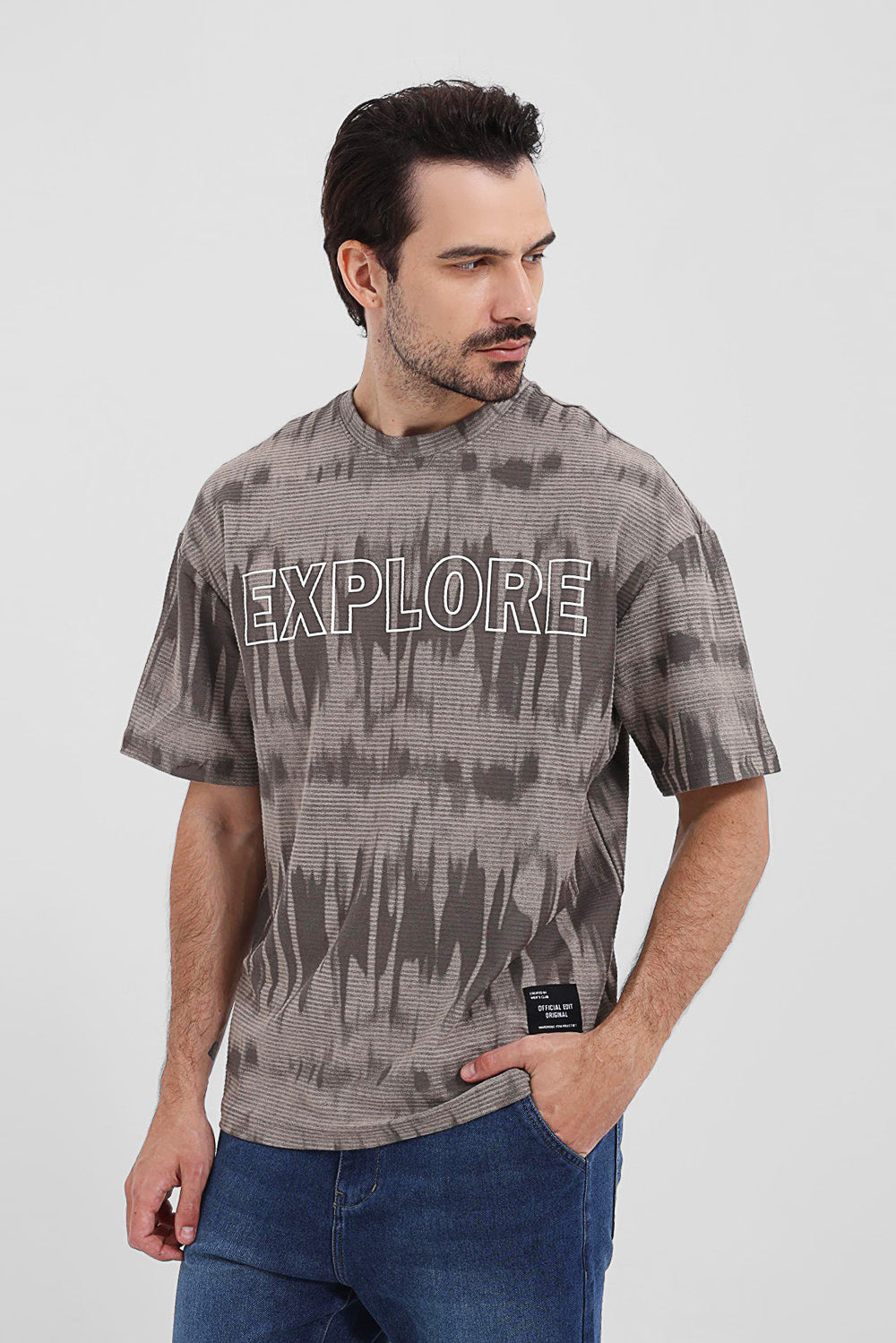 Crew Neck Over Size T-Shirt