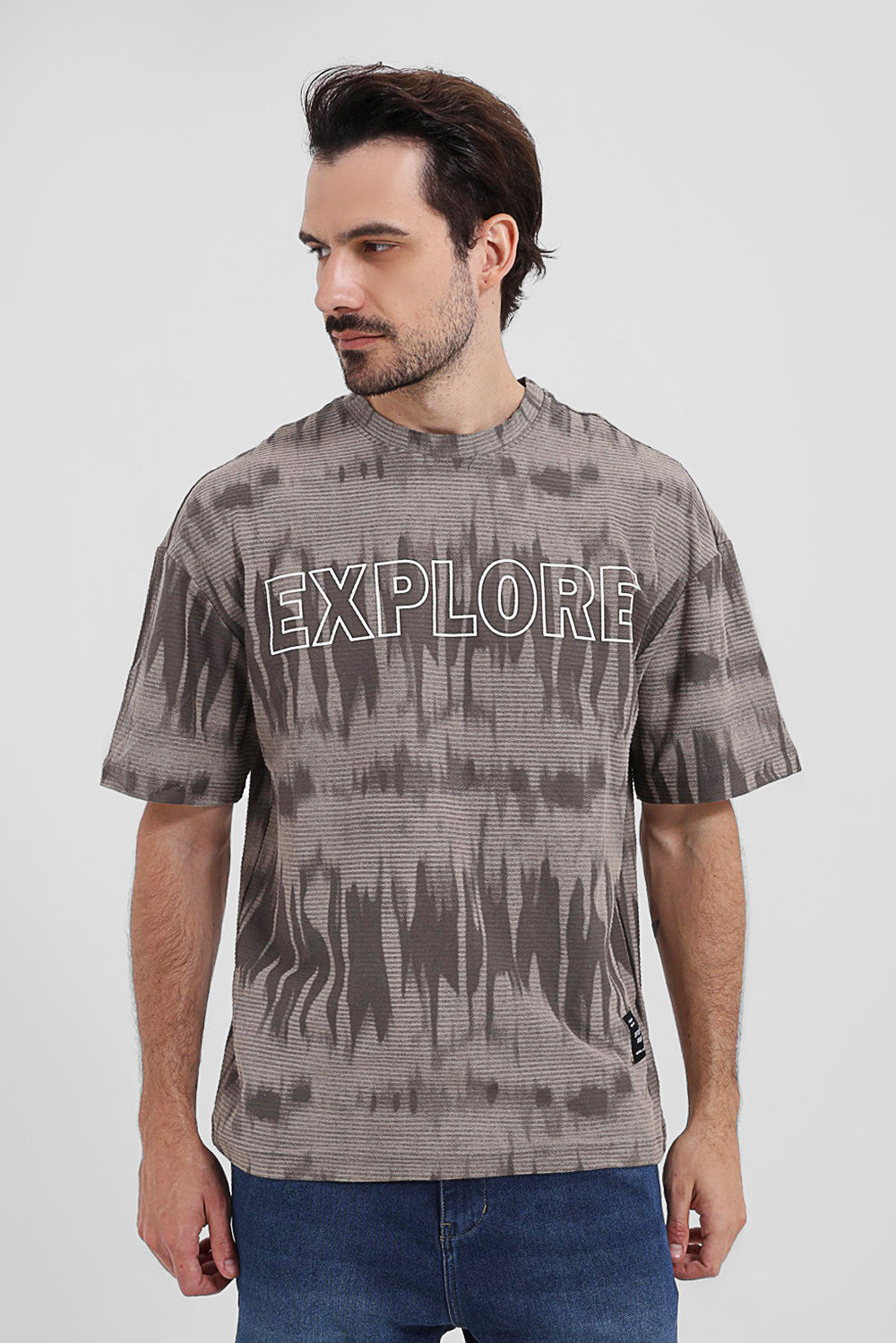 Crew Neck Over Size T-Shirt