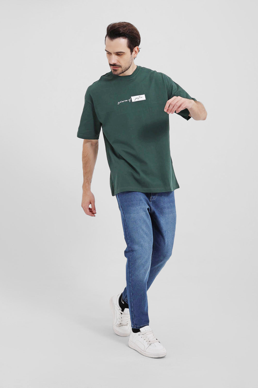 Crew Neck Over Size T-Shirt