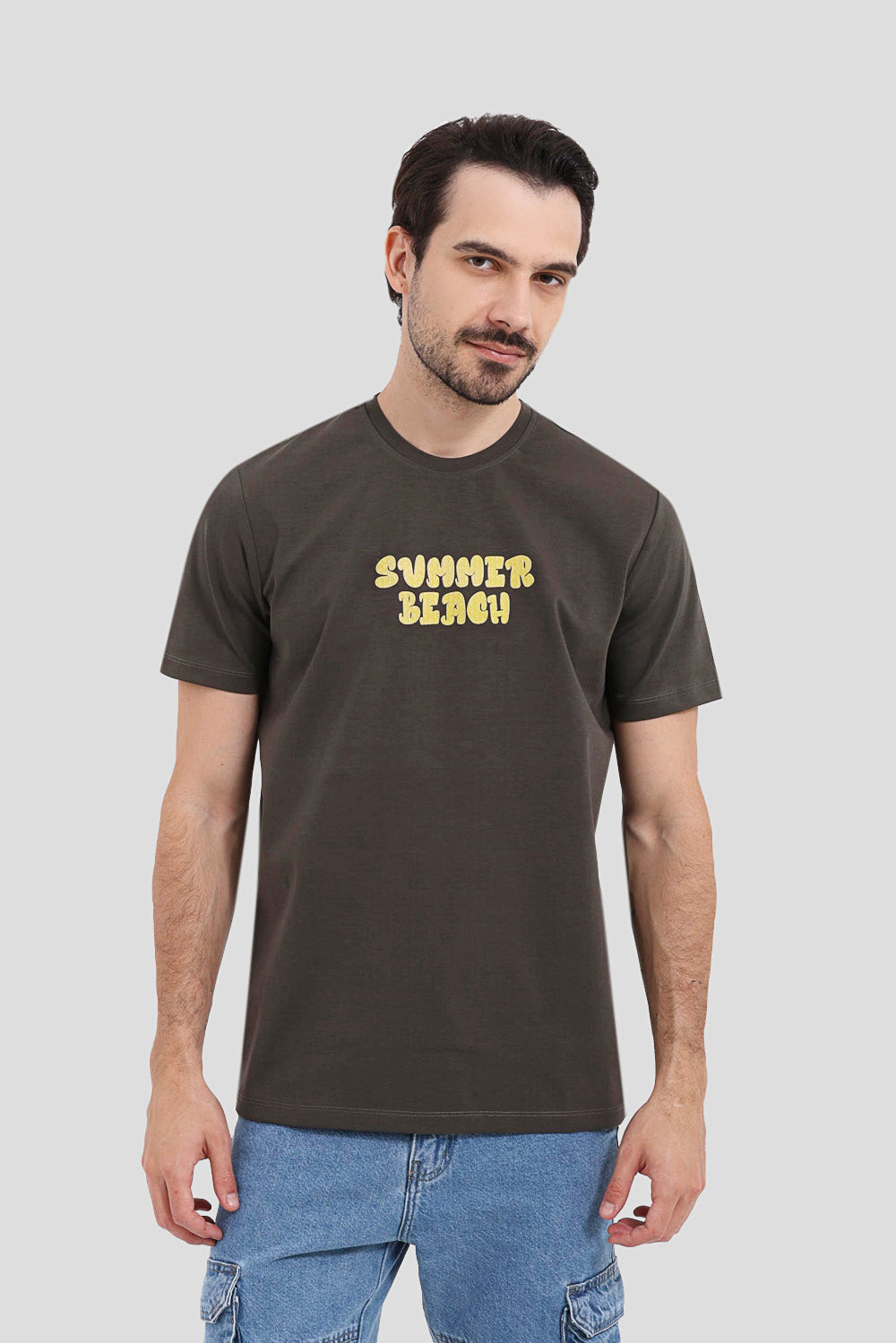 Crew Neck Printed T-shirt