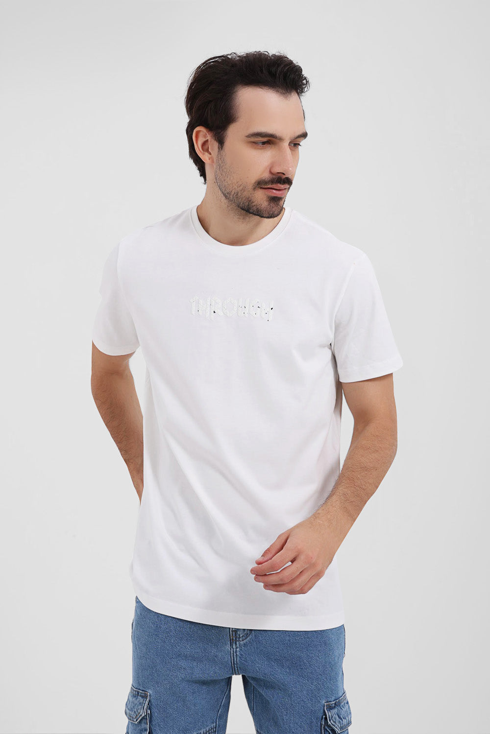 Crew Neck Printed T-shirt