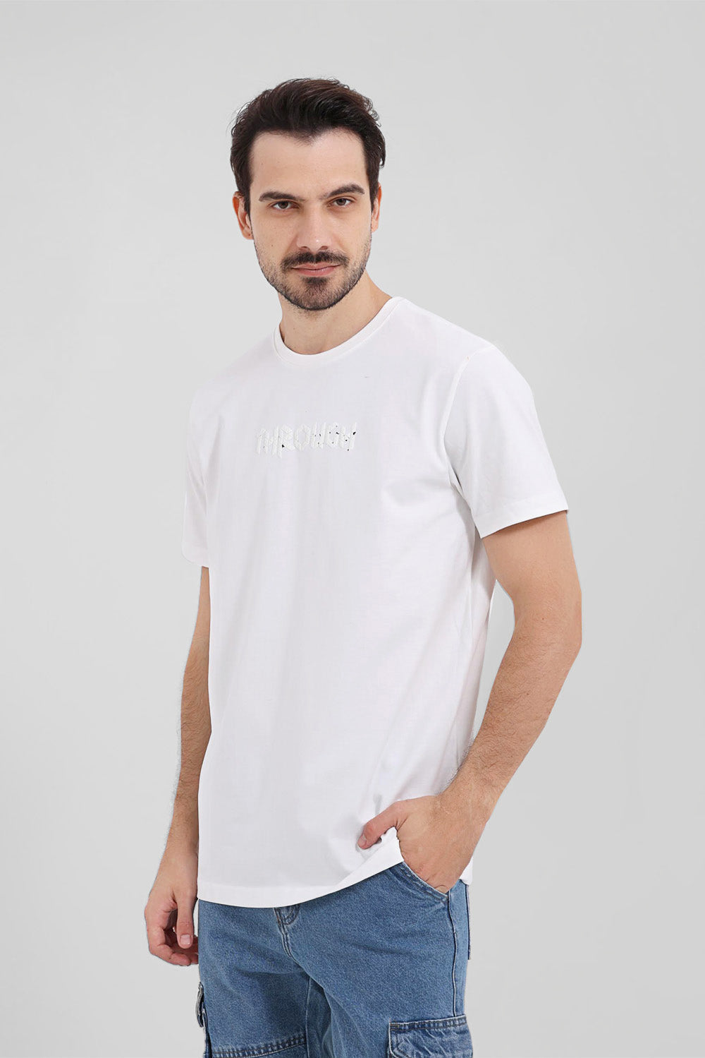 Crew Neck Printed T-shirt