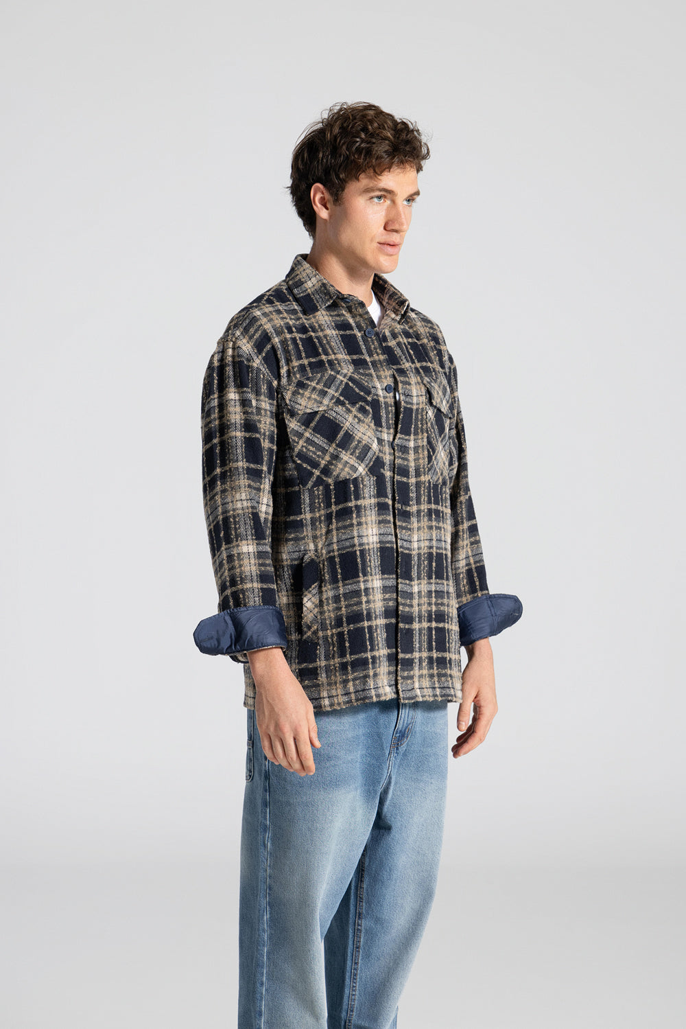 Checked Over Shirt