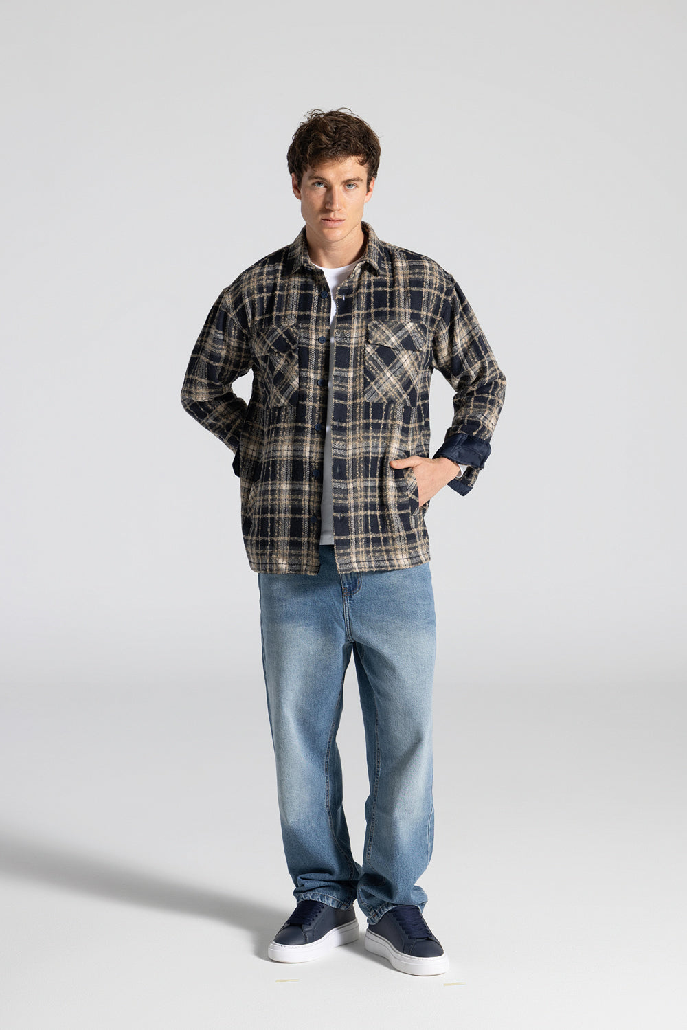 Checked Over Shirt