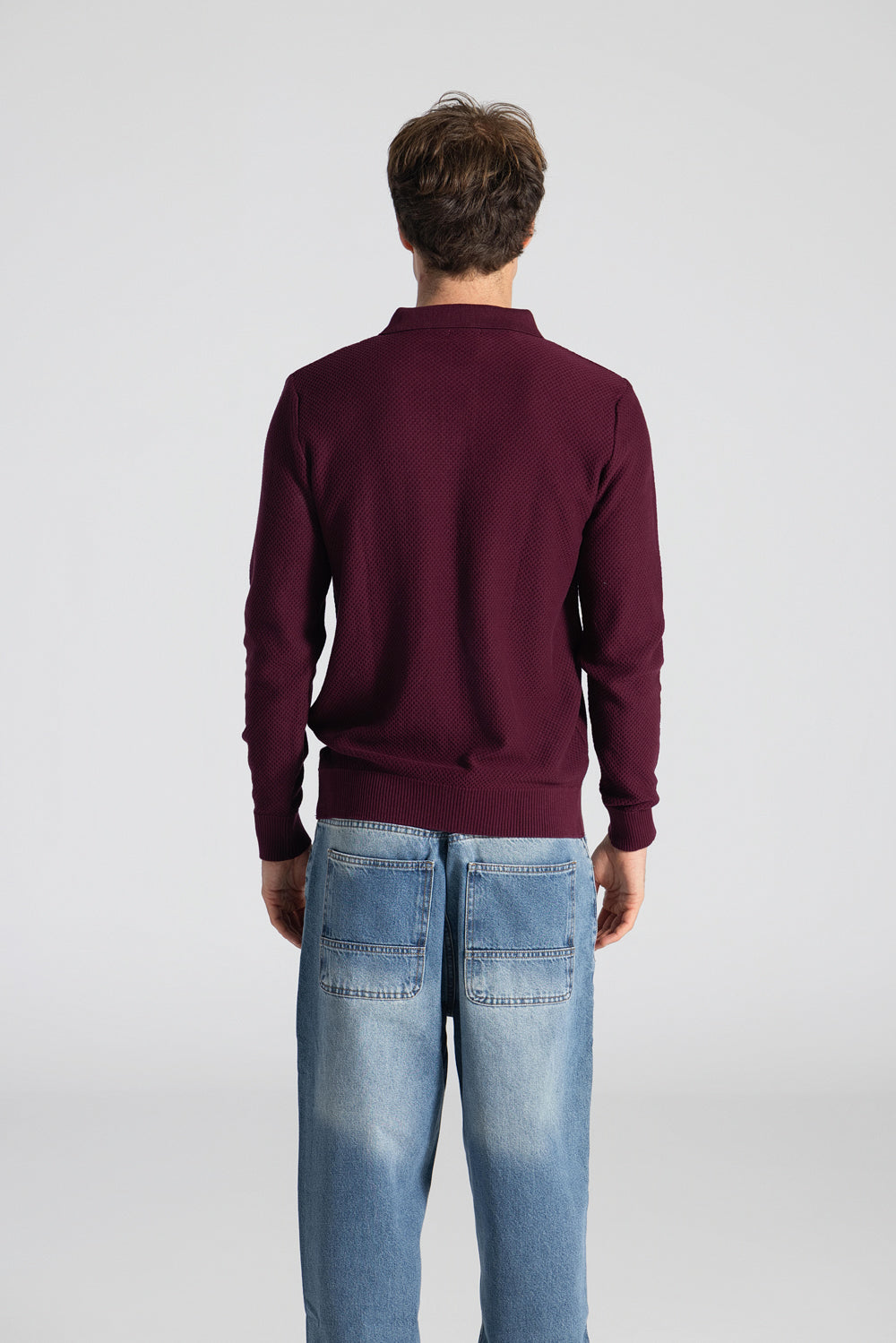 Plain Knitted Pullover