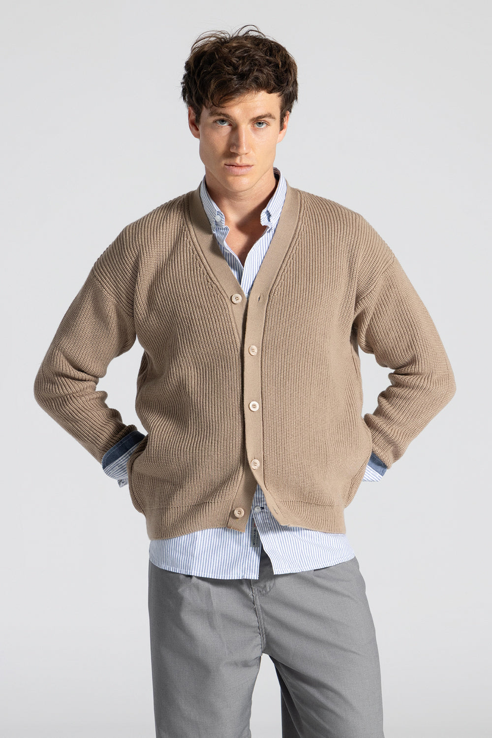Box Fit Knitwear Cardigan Pullover