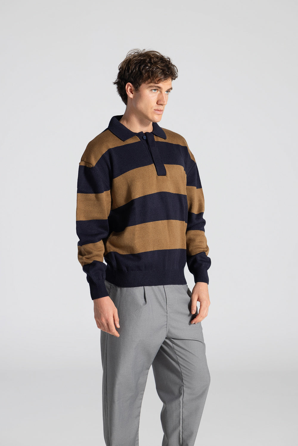 Casual Striped Pullover