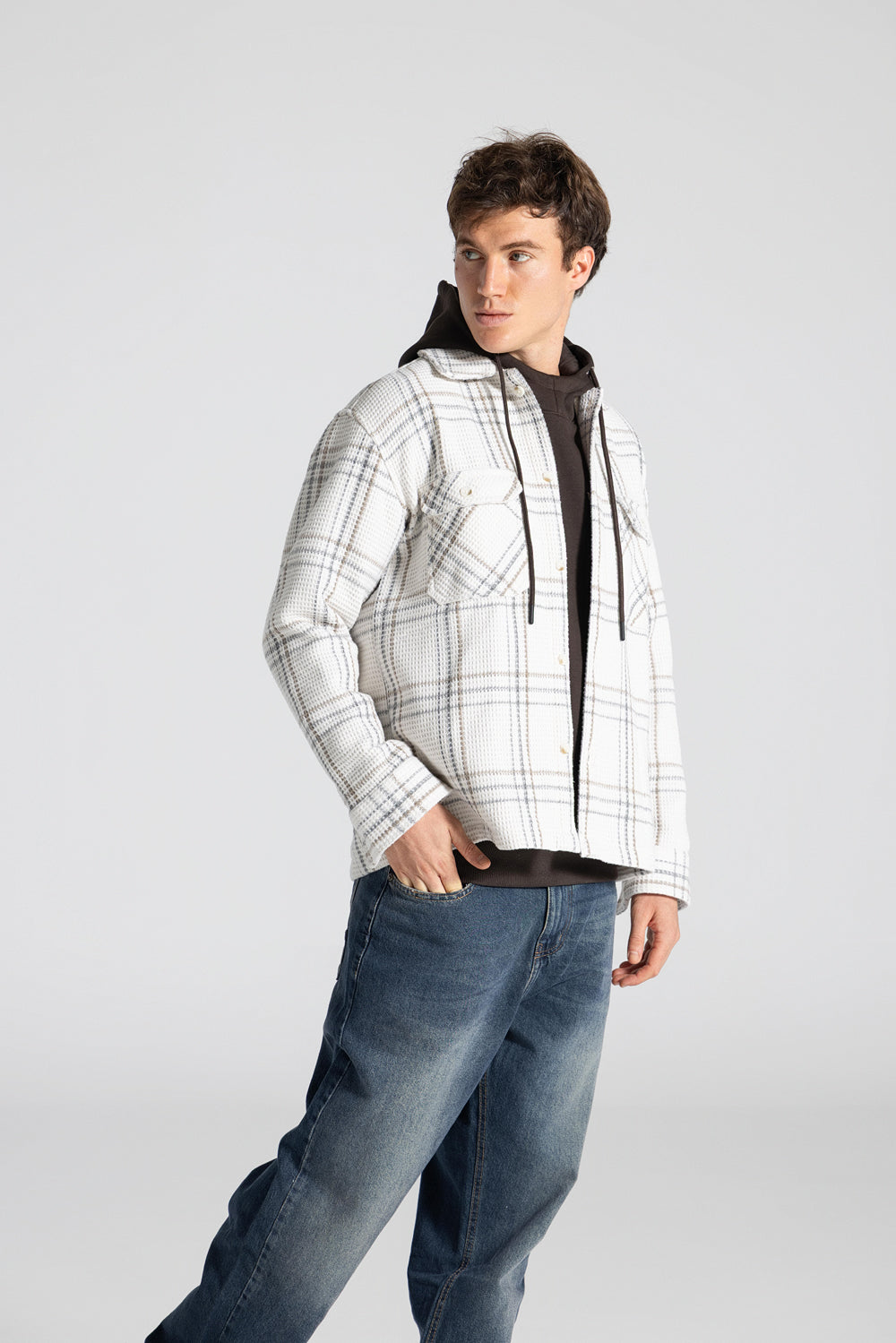 Relaxed Checked Over Shirt