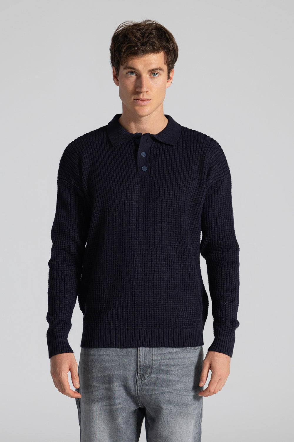 Plain Knitted Pullover
