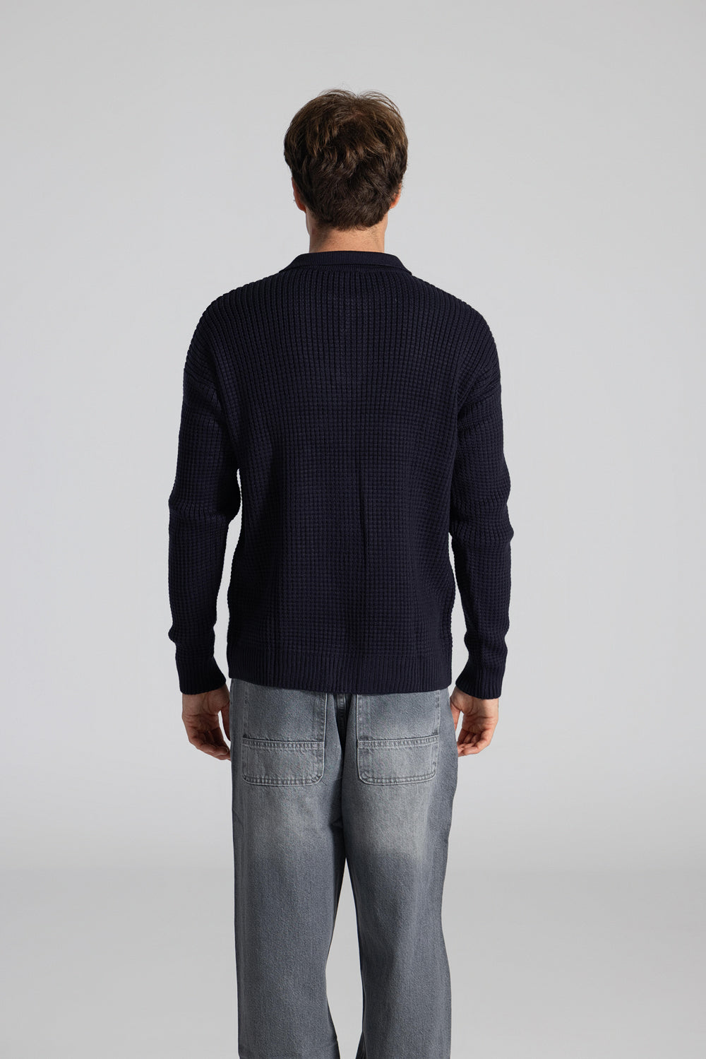Plain Knitted Pullover