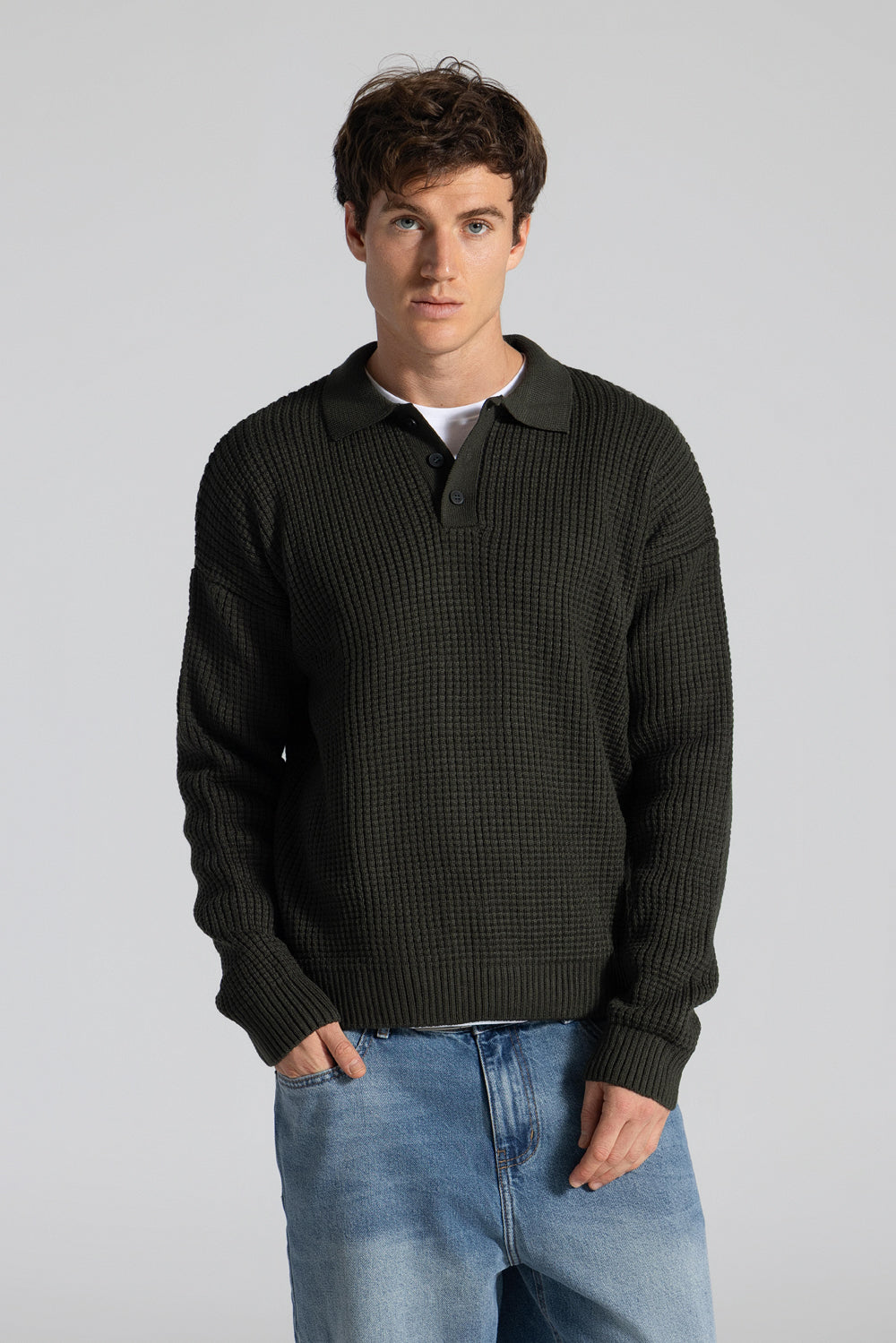 Plain Knitted Pullover