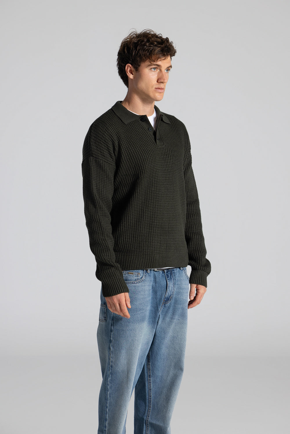 Plain Knitted Pullover