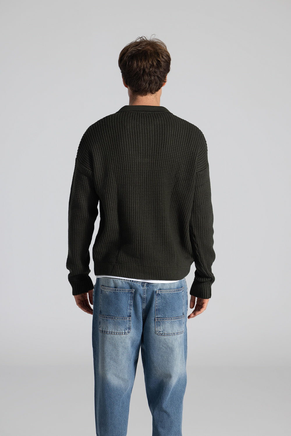 Plain Knitted Pullover