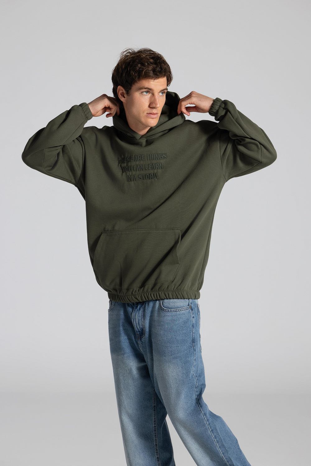 Printed Hoodie Sweatshirt