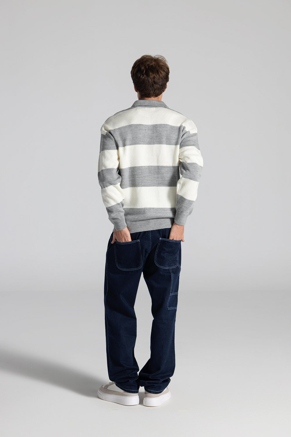 Casual Striped Pullover