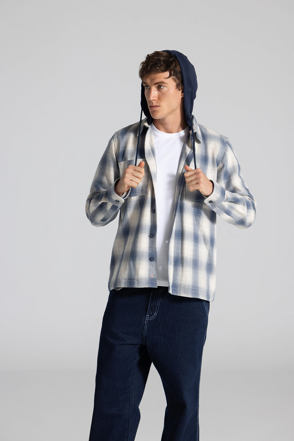 Checked Over Shirt
