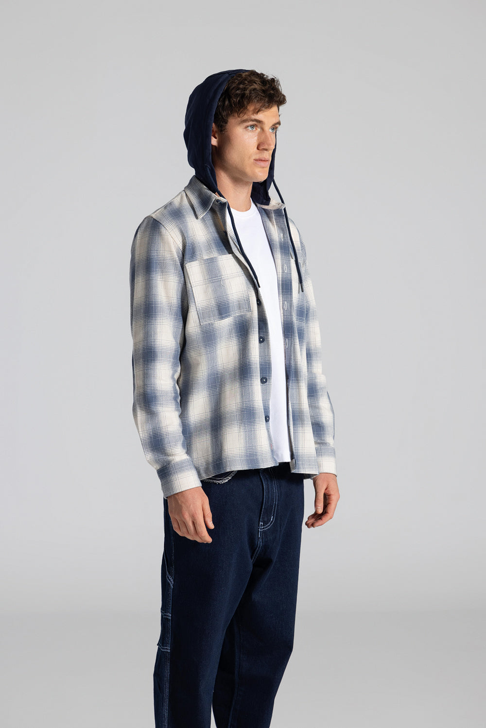 Checked Over Shirt