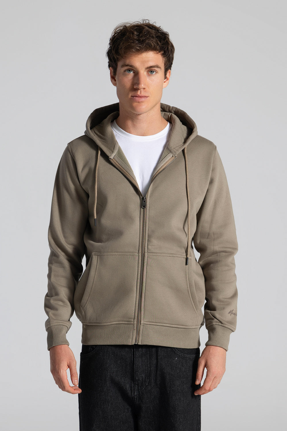 Basic Full Zipper Sweatshirt
