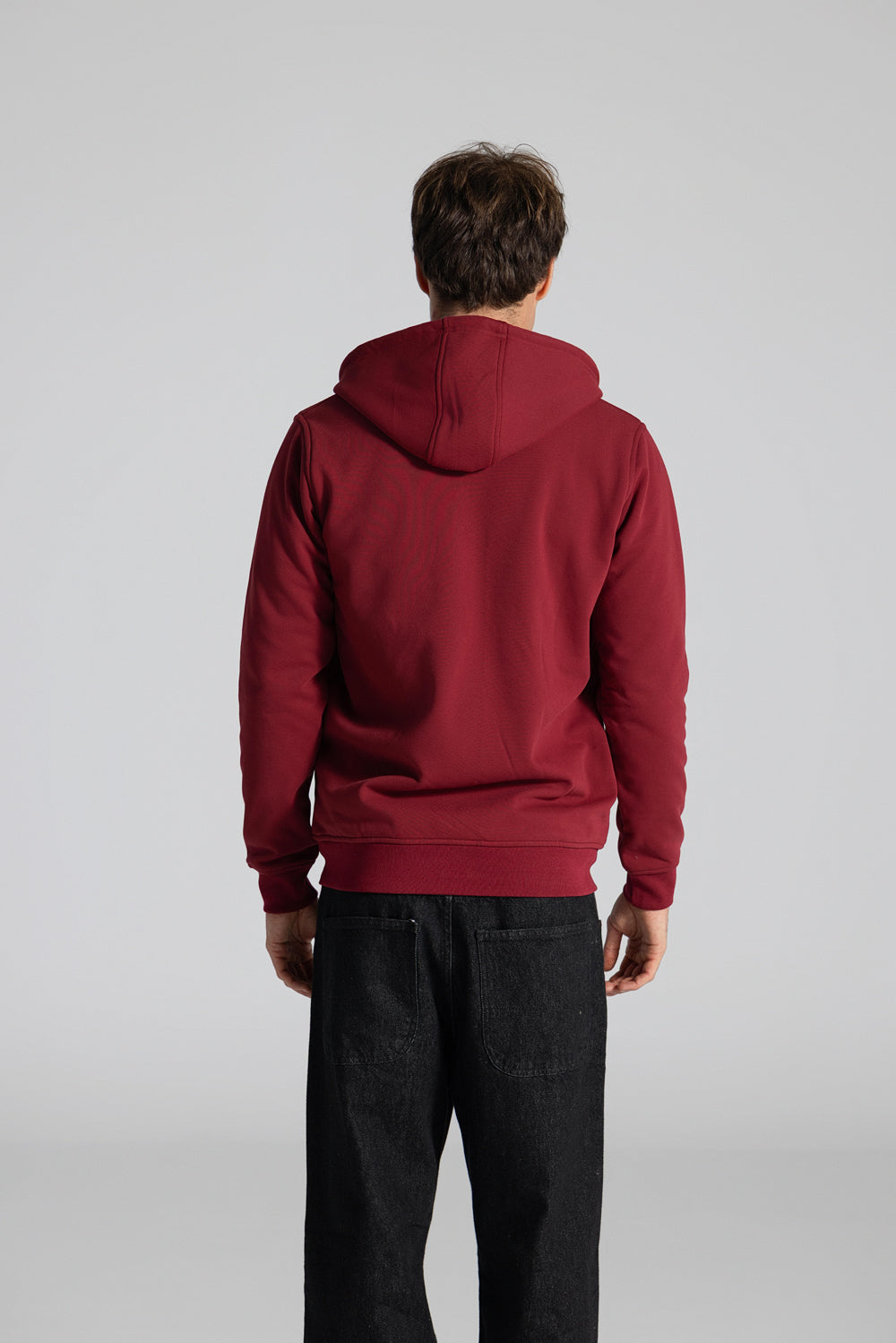 Basic Full Zipper Hoodie Sweatshirt