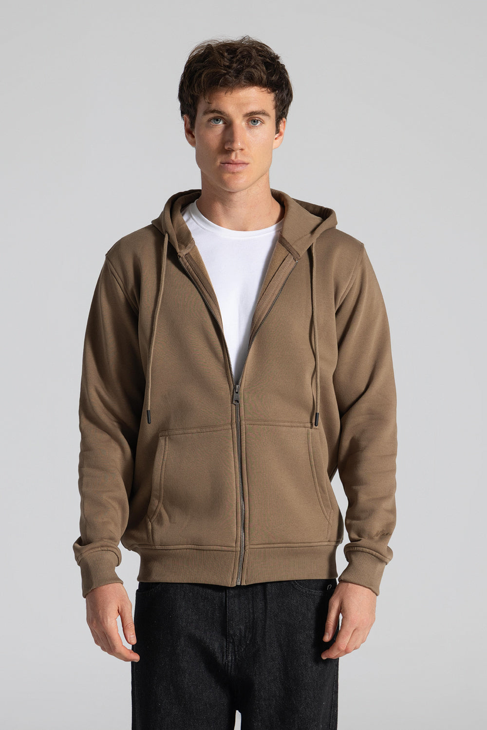 Basic Full Zipper Sweatshirt