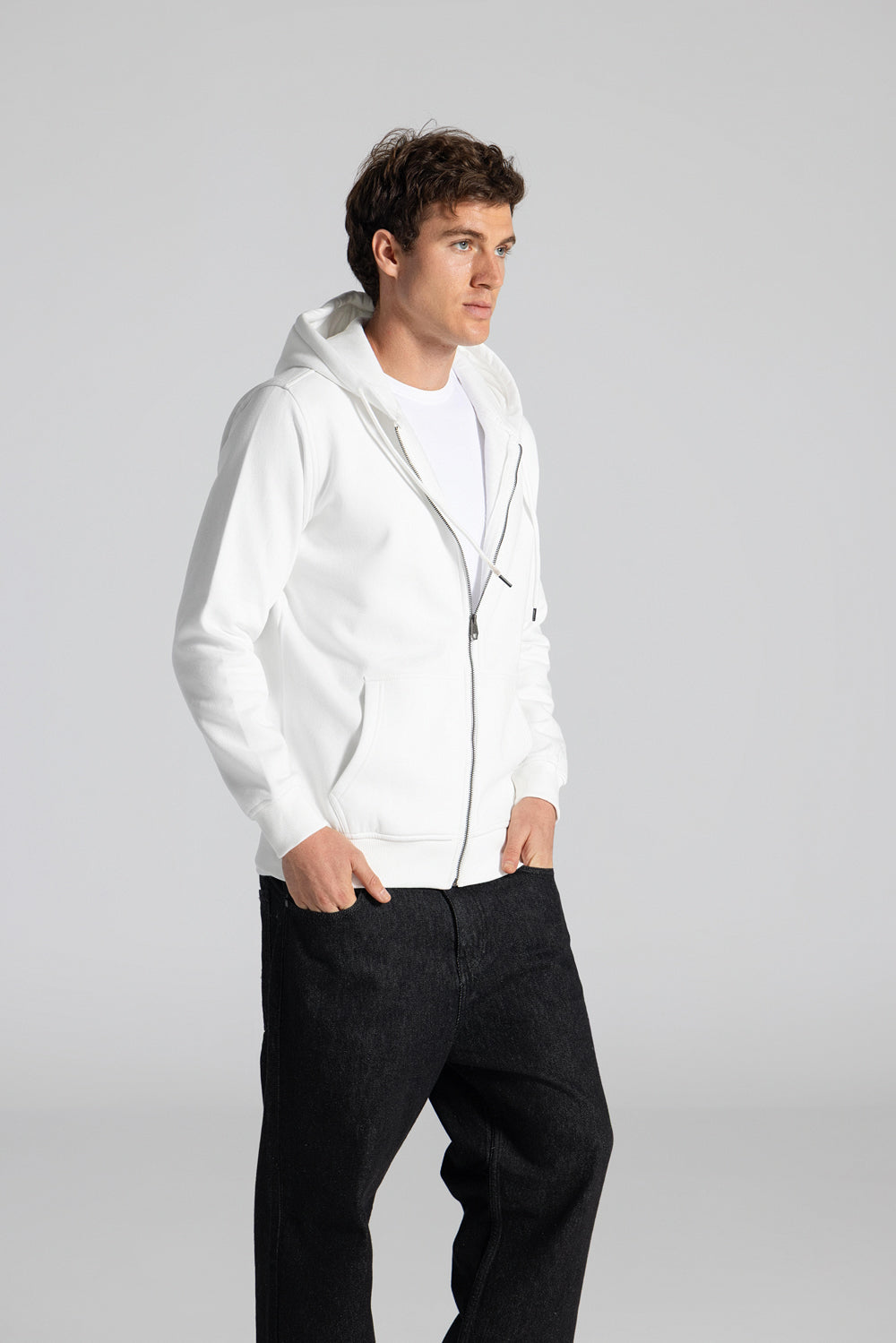 Basic Full Zipper Sweatshirt