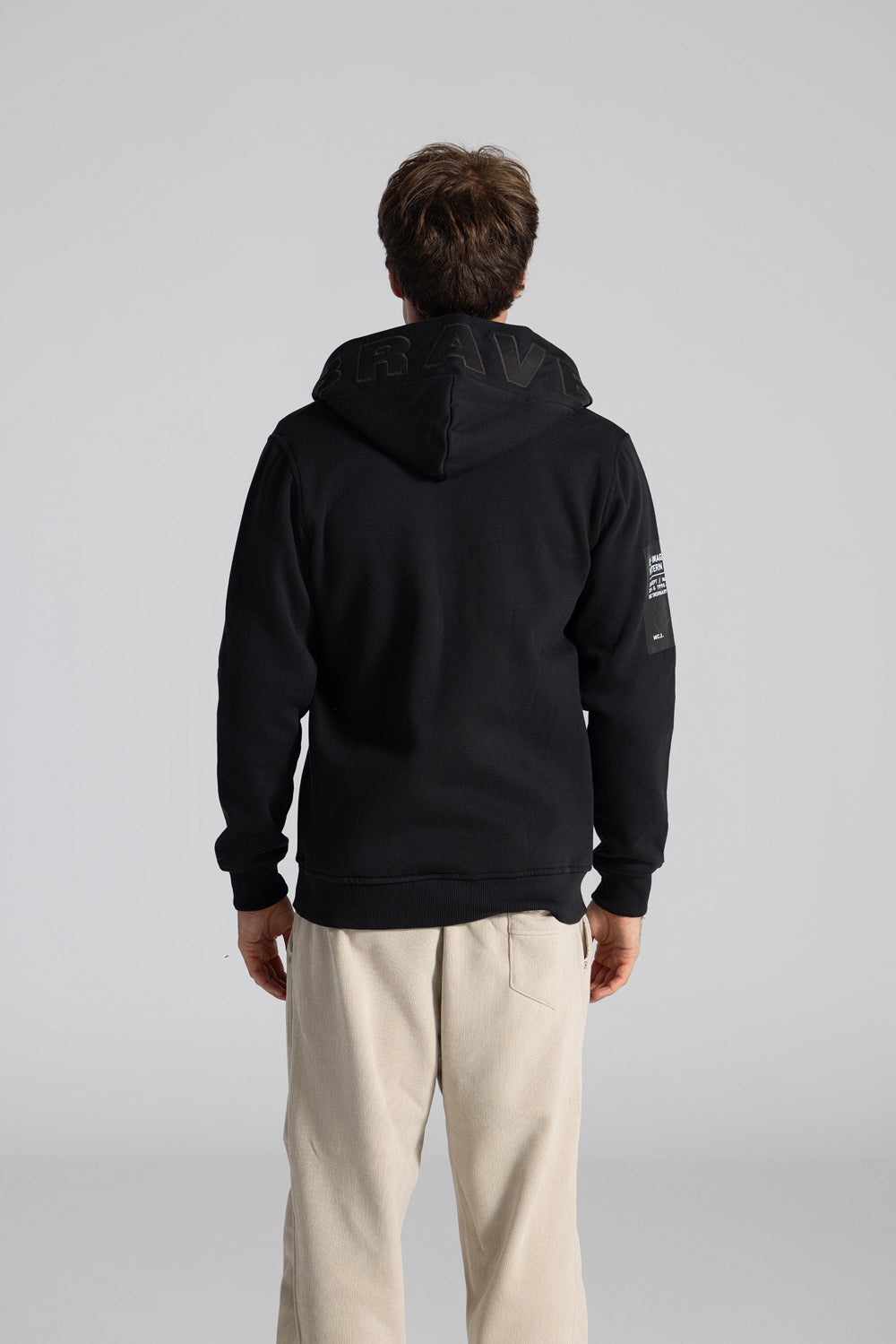 Basic Full Zipper Hoodie Sweatshirt