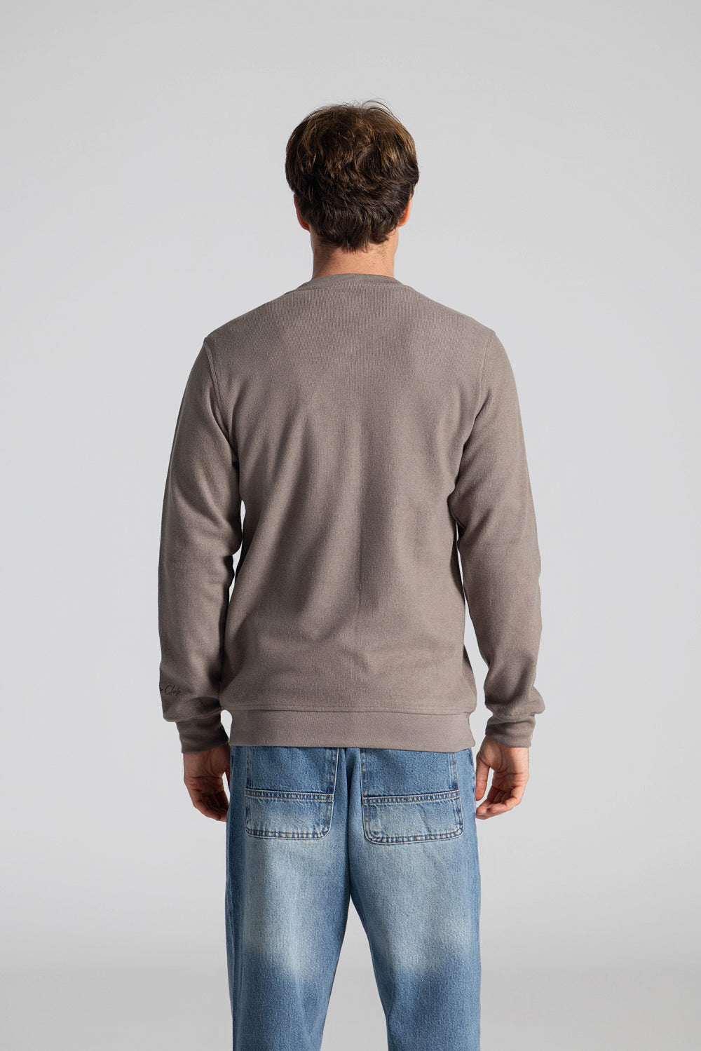 Basic V Neck Sweatshirt