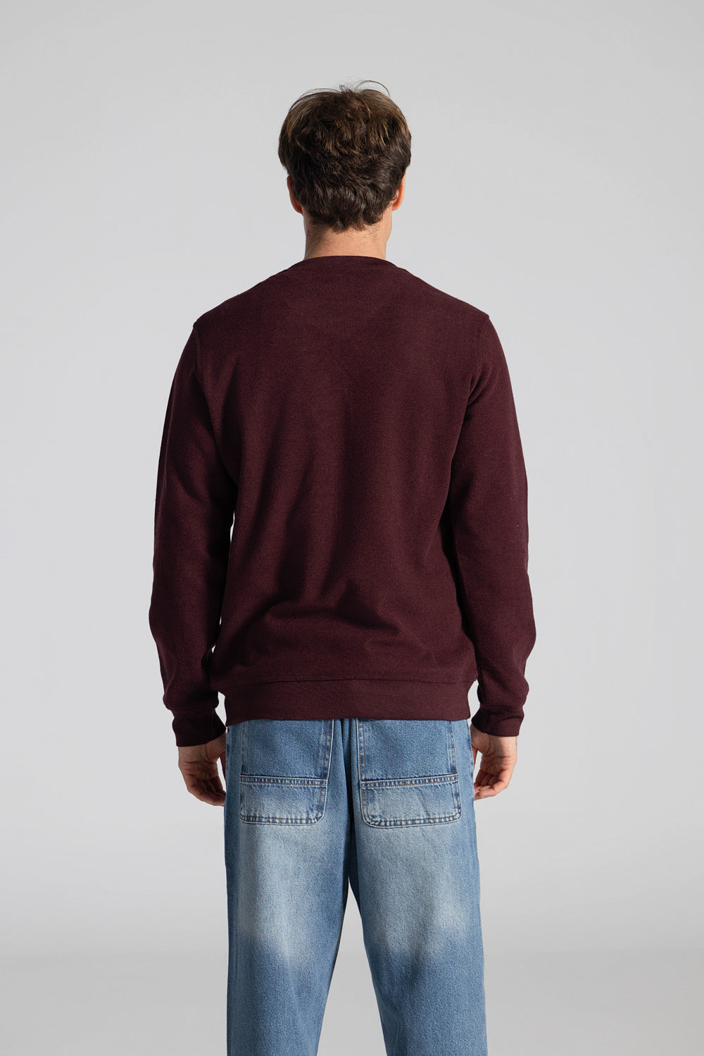 Basic V Neck Sweatshirt