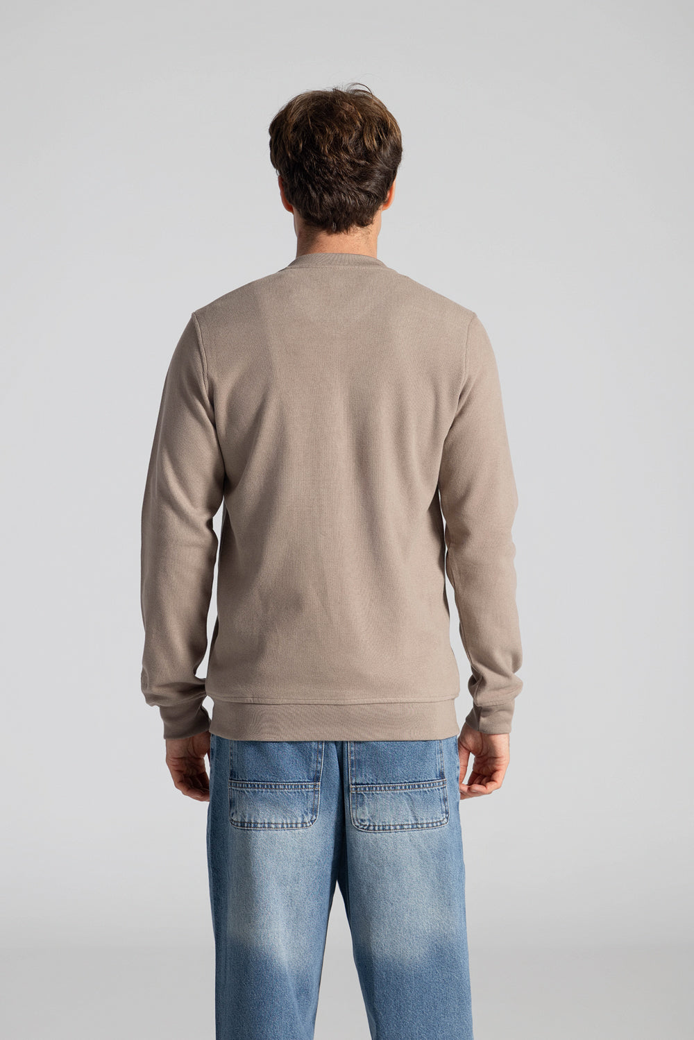 Basic V Neck Sweatshirt
