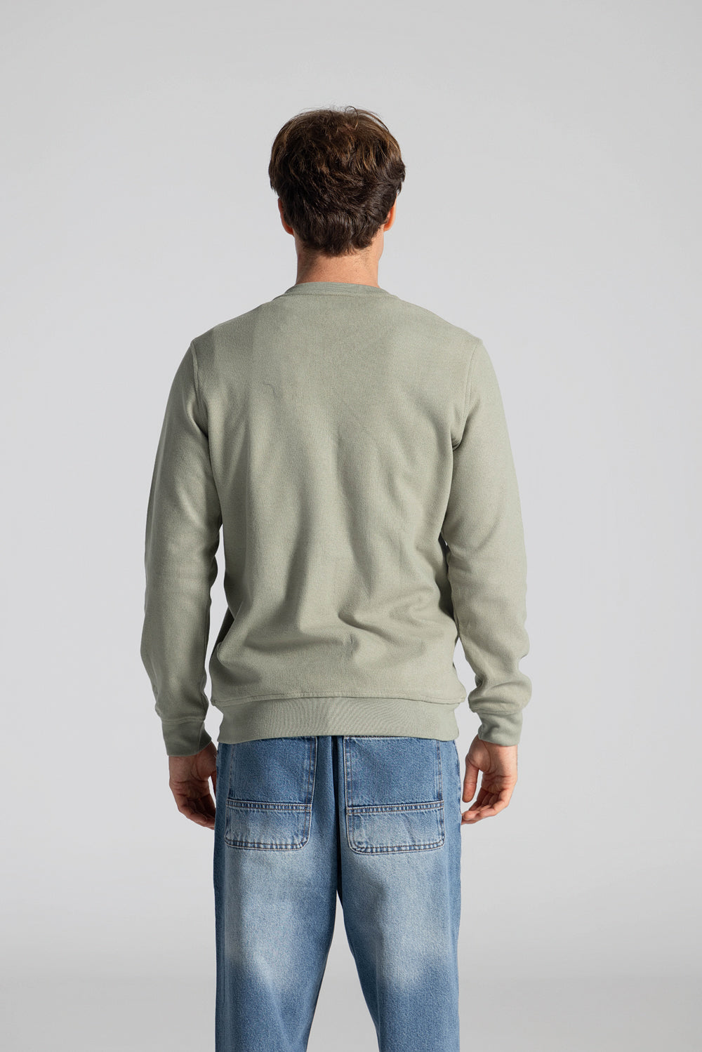 Basic V Neck Sweatshirt
