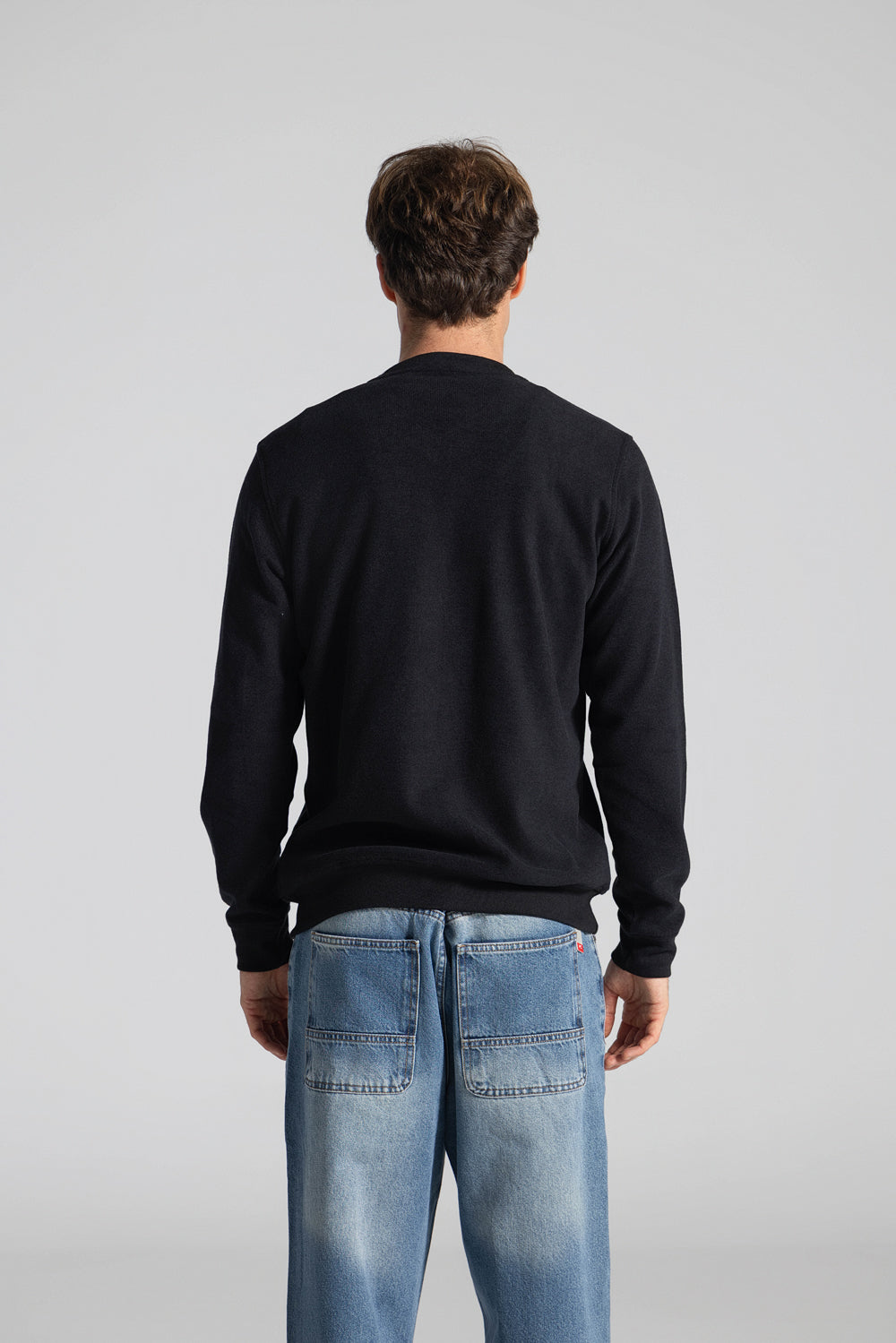Basic V Neck Sweatshirt